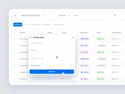 SaaS - Software redesign app design interaction design redesign ui uiux ux web website