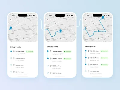 Delivery - mobile app redesign app mobile redesign ui ux