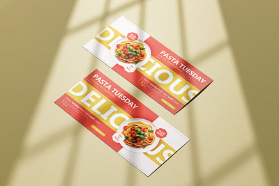 Pasta Restaurant Promotion (Flyer Design Project) app branding design graphic design illustration logo typography ui ux vector