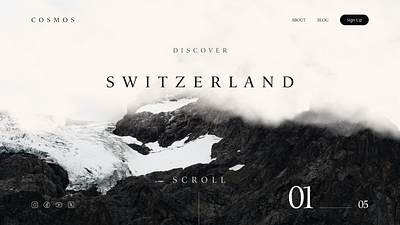 Parallax Effect Hero Section 3d parallax ui ux