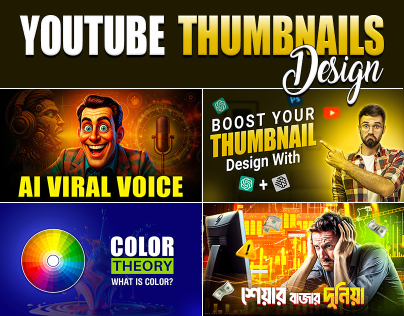 Youtube Thumbnails Design adobe photoshop banner design borchure design branding design freelancerranam graphic design graphic designer logo thumbnail thumbnails youtube thumbnail youtube thumbnail design youtube thumbnails youtube thumbnails design