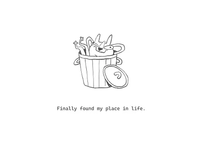 That's it from me branding comics doodles graphic design humor joke logo minimalist sketch sarcasm