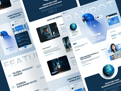 Fintech Website Design branding fintech fintech website graphic design logo ui ui web website design