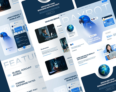 Fintech Website Design branding fintech fintech website graphic design logo ui ui web website design