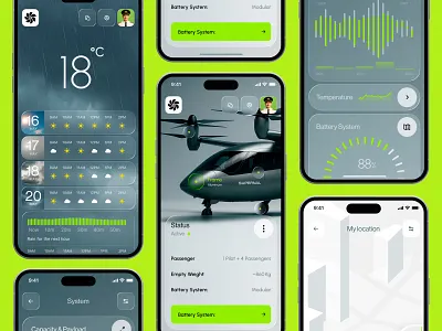 AeroX - Mobile App UX/UI 3d animation branding design graphic design illustration logo ui vector web3