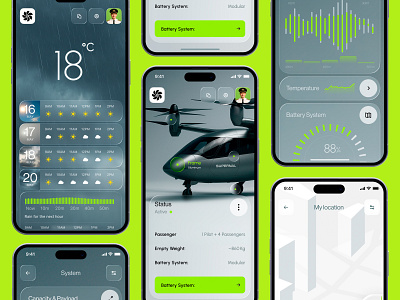 AeroX - Mobile App UX/UI 3d animation branding design graphic design illustration logo ui vector web3