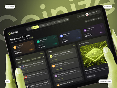 AI Powered Crypto Management Dashboard UI Design admin dashboard admin panel ai crypto crypto admin dashboard crypto dashboard crypto exchange crypto management cryptocurrency dashboard dashboard design figma uiux