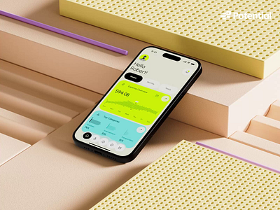 Finly — Budget Tracking UI Animation | Potential 2d 2d animation 3d 3d animation app app design dashboard design figma finance app finly fintech fintech app homepage mobile app motion graphics potential ui ui animation ux