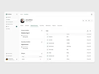 Medical Summary Dashboard — Built for Clarity, Designed for Care blood pressure to bmi built for clarity care outcomes caregivers and healthcare centralized health chronic issues compassionate ui dashboard decision making designed for care designing for healthcare diagnosis dates healthcare portal healthcare staff healthcare website medical summary dashboard streamlined medical summary summary dashboard