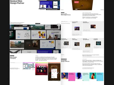 AI Landing page web design screen animation ✦ LE:MA ai animation design interaction landing page motion graphics service site startup ui ux web web design website