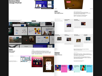 AI Landing page web design screen animation ✦ LE:MA ai animation design interaction landing page motion graphics service site startup ui ux web web design website