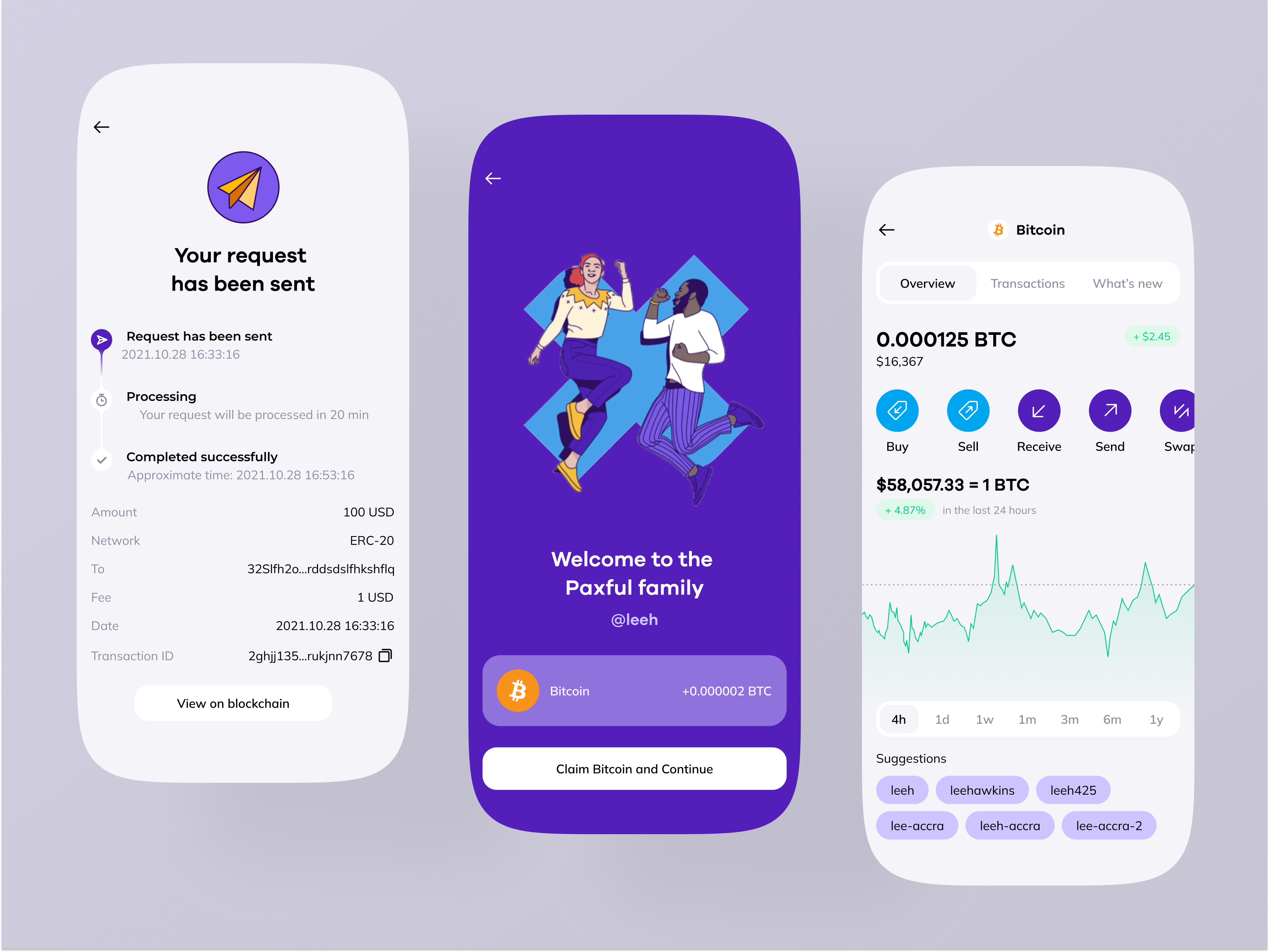Crypto app design by Tino on Dribbble
