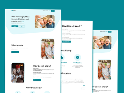 HomeGig Webapp Design homegig homy landing page ui ux webapp website