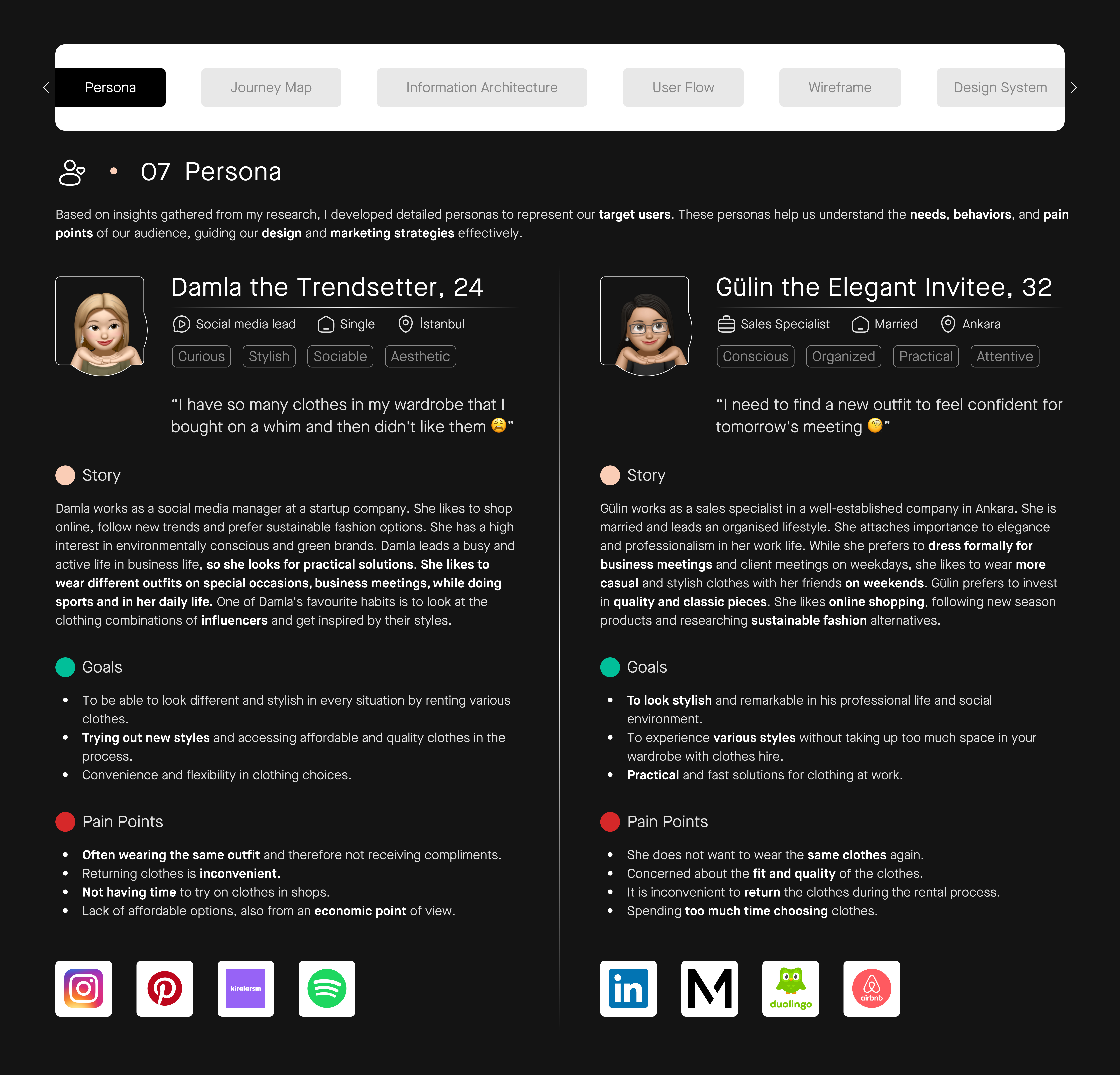 Example of UX Persona