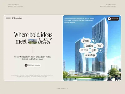 Prosperitaso - Investment Website animation business company consulting corporate design inspiration investment website investments landing landing page management mentorship network saas service startup ui web website