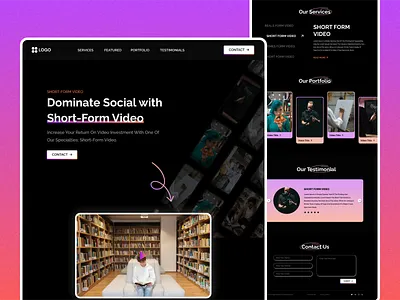 Home Page Mockup Design idea ideas inspration ui webdesign website