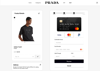 DailyUI #002 Checkout Page branding checkout page clothing dailyui figma ui user interface