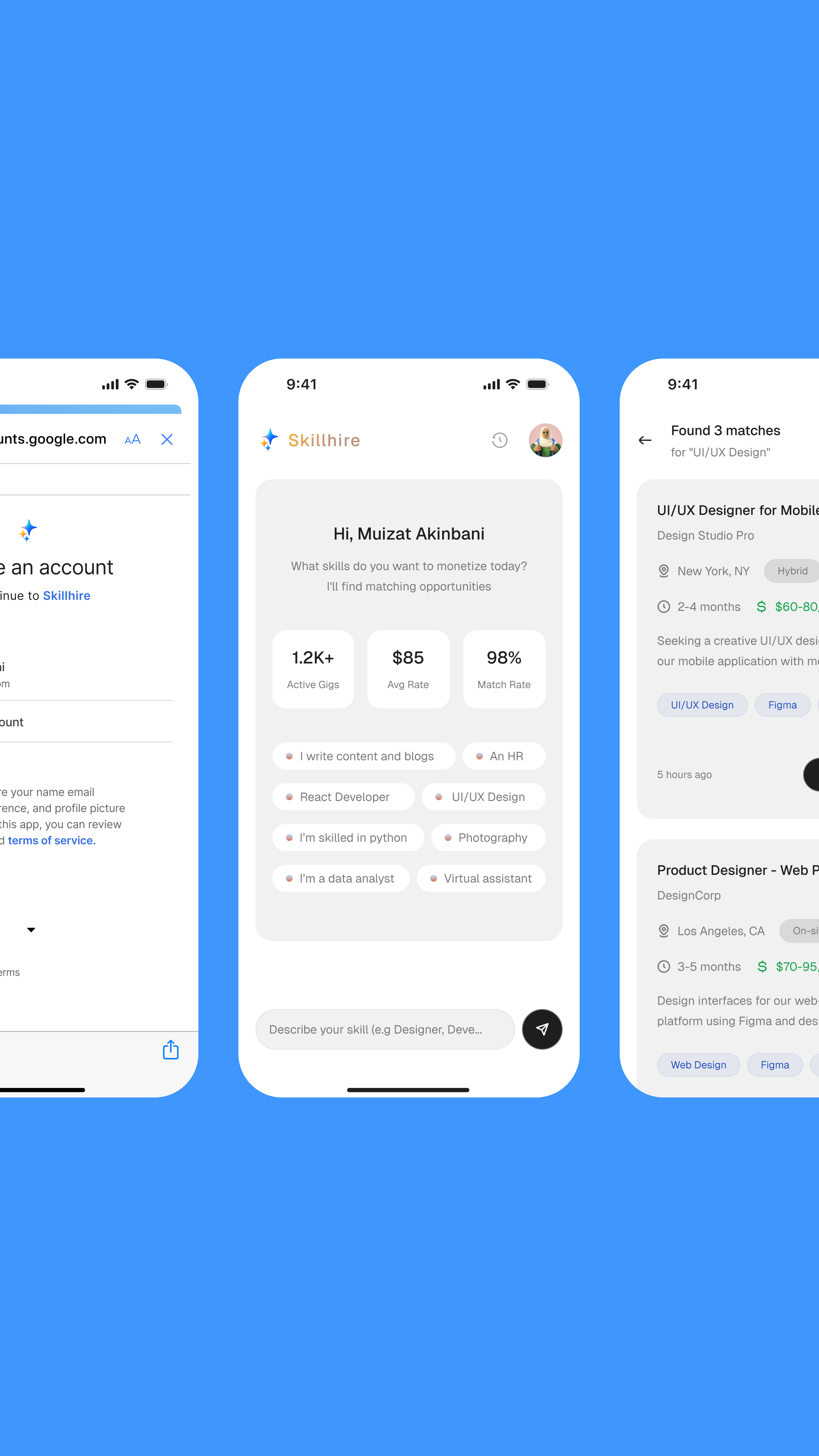 AI Job Discovery App aidesign aitools designcasestudy jobapp minimaldesign productdesign ui uxdesign
