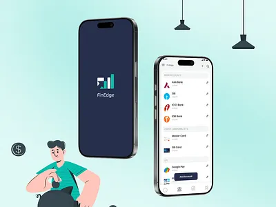 Finedge 3d animation branding graphic design logo motion graphics ui