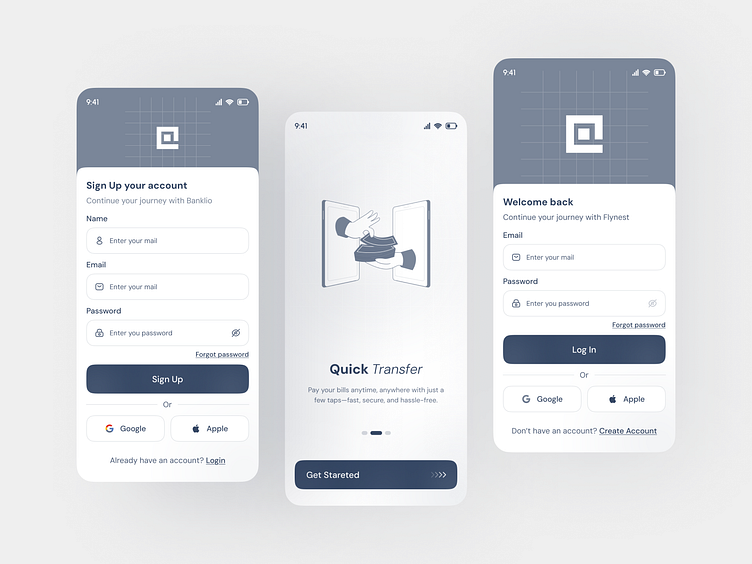 Wallet Authentication Screen UI/UX by Sudarsan Roy on Dribbble