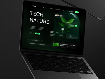🌱 Eco-tech Website design agriculture branding creative website design eco figma greenliving landing page modern mordern website nature plant ui ui ux user experience ux web design webdesign website website design