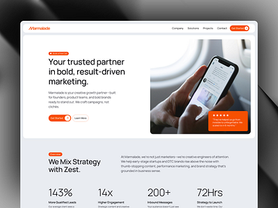 Marmalade Framer Theme Hero framer ui ux web web design website