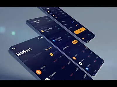 Crypto Market Dashboard - Mobile, tablet and Desktop crypto dashboard figma fintech market nft ui ui ux ux wallet web