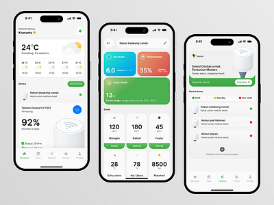 Tantum - Smart Farming with IoT Integration agriculture agritech dashboardui farmingapp farmtech greenapp iotdesign mobileappdesign mobileui productdesign smartfarming techforagriculture