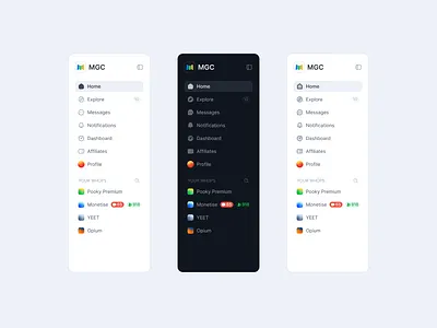 Side bar figma menu mingcute nav bar navigation side nav sidebar ui