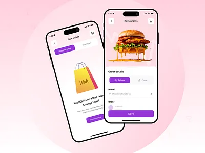 Food Delivery App Design app app design delivery delivery app delivery service delivery service app food food app food app design food delivery food delivery app design food orde interface mobile app mobile ui mobile ux ui design online food ui uiux design ux