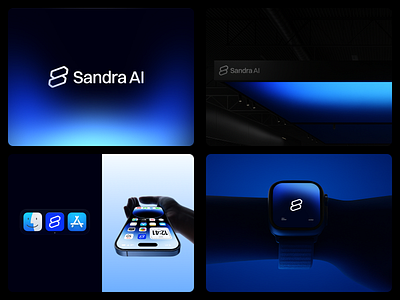 Branding & UI/UX for — AI Startup ai branding ai design brand identity branding figma icon logo logo desing minimal logo mockup startup tech logo ui visual visual identity watch mockup