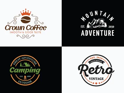 Vintage Art Logo Design art logo retro logo vintage logo