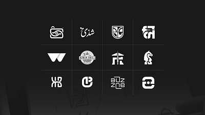 LOGOFOLIO — Logos & Marks Vol.02 branding graphic design logo logofolio minimal modern monogram typography wordmark