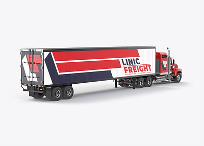 Linic Freight Complete Brand Identity System and Online Presence brand identity system branding digital design iconography illustration interface design logistics logo ognen trpeski trpeski design trpeskidesign trucking web design website
