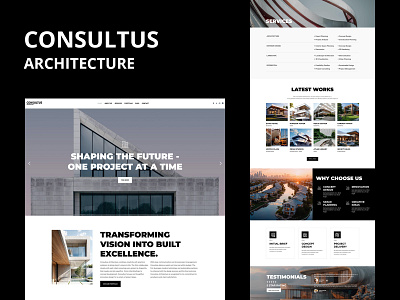 Consultus - Architecture Design architecture architecture agency architecture design architecture portfolio architecture studio architecture theme business design gallery house design interior design minimal photography portfolio theme ui wordpress wordpress architecture