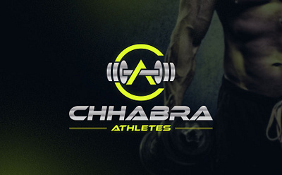 Chhabra Athletes Logo Design athletes branding creative logo custom logo gym letter logo logo work out
