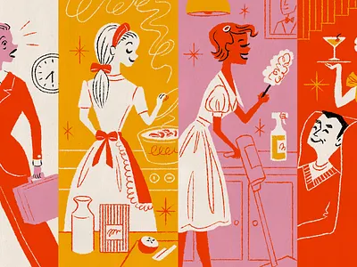 Trad wife mothers career cleaning conservative cooking mom mother motherhood stay at home mom trad wife trad wives traditional woman work