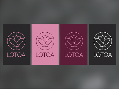 Lotus Flower Logo Variants – Adaptable to Light and Dark Backgro brand brand identity brand variations branding clean logo design elegant branding floral identity graphic design handmade logo logo logo design lotus logo minimal logo natural brand sustainable brand variations vector visual system