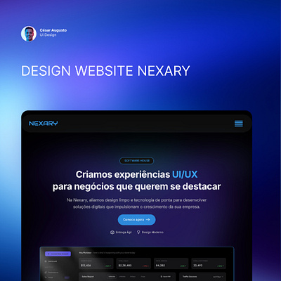 DESIGN WEBSITE NEXARY framer softwarehouse ui ux