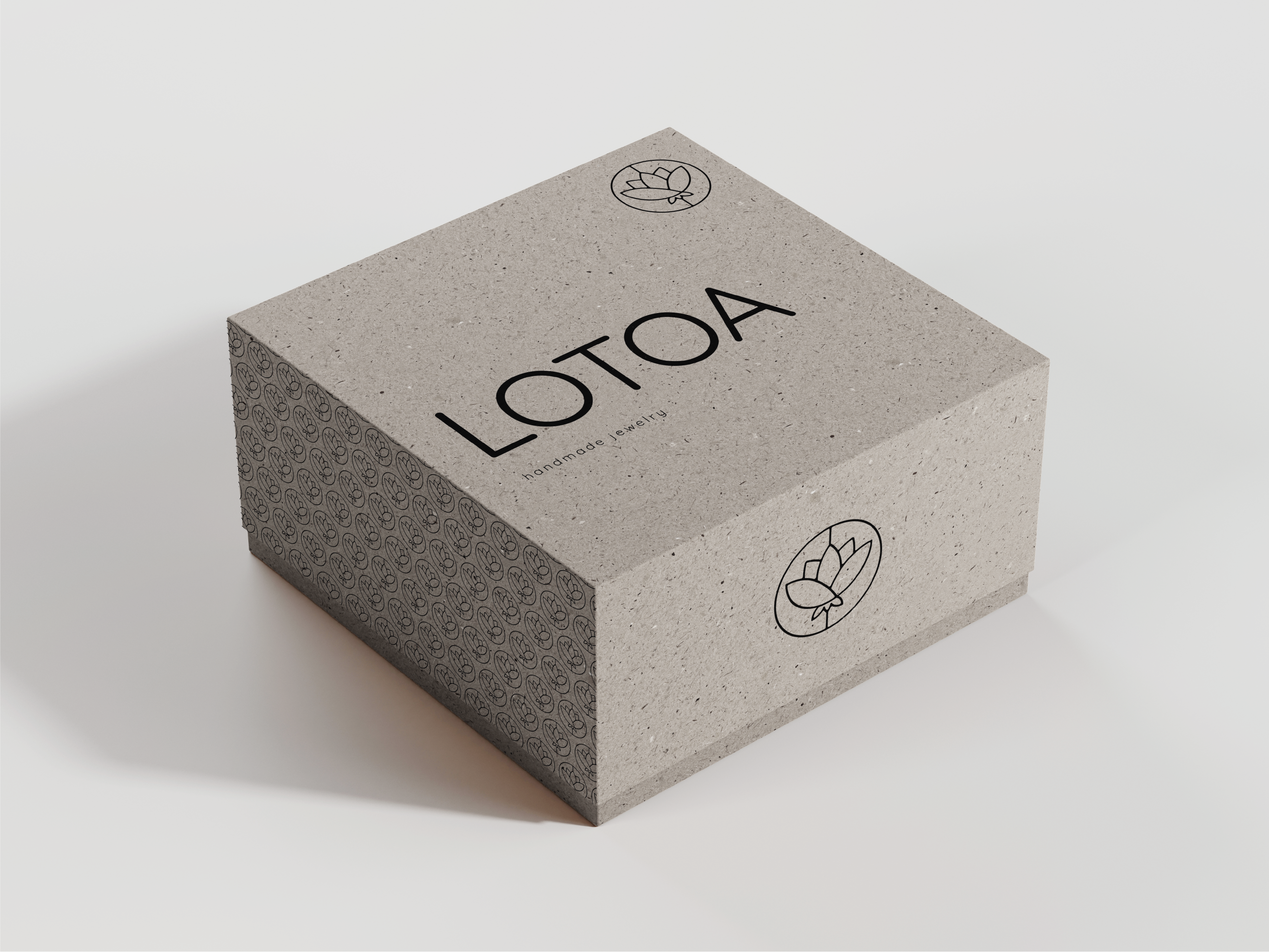 Logo Adaptation to Different Visual Contexts box brand brand identity branding branding kit design elegant branding ethical brand floral identity graphic design handmade logo logo logo design logo on box lotus logo minimal logo natural brand packaging design sustainable brand visual identity