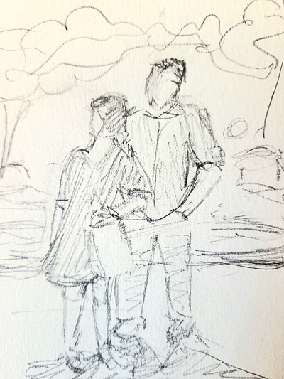 Sketching, a work in progress video branding design illustration impressionism logo new project painting sketching video