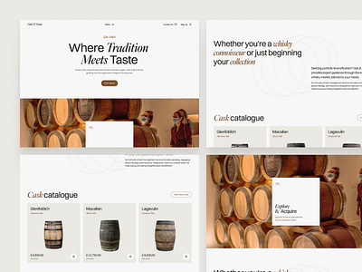 Whisky Investment UI ✸ E-Commerce e commerce ecom graphic design landing page marketplace minimalist online store pdp product product card product page responsive design shopping app typography ui ux web design whisky
