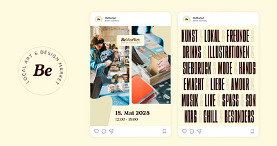 BeMarket branding figma graphic design logo picture print social media typography webflow