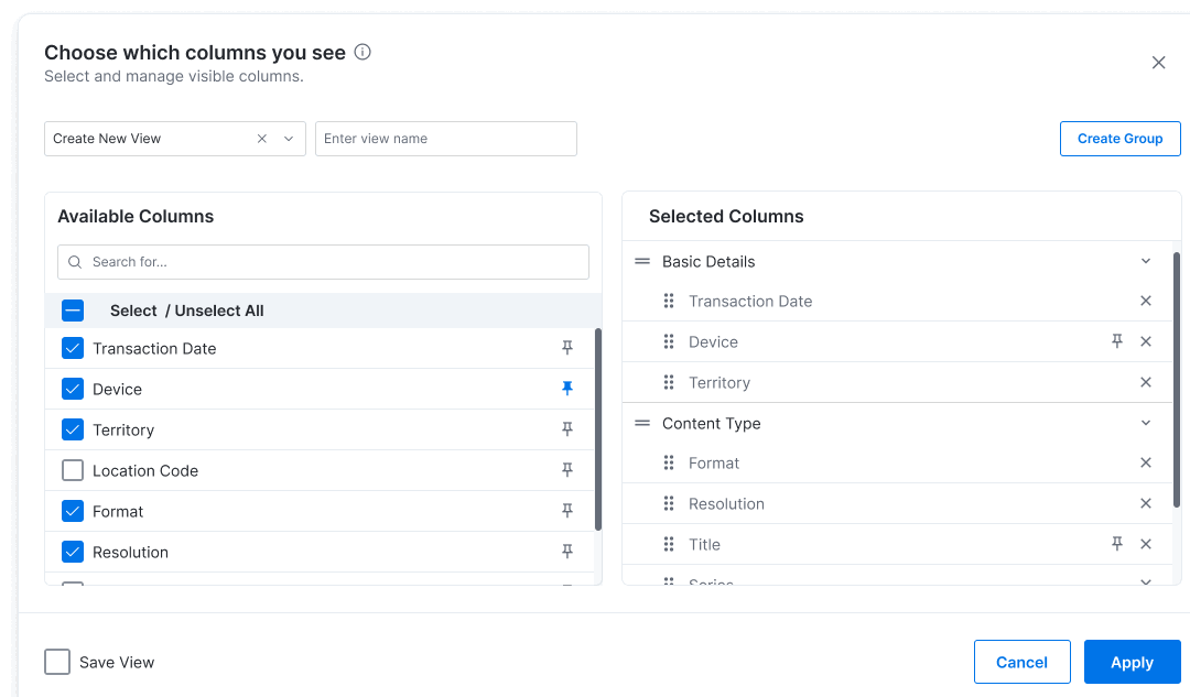 Custom Columns custom column gif ux