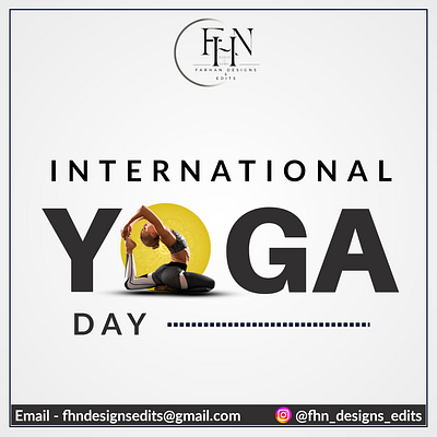 International Yoga Day Poster Design adobe animation canva design fitness graphic design illustration illustrator international yoga day motion graphics photoshop post poster poster design social media social media post socialmedia yoga