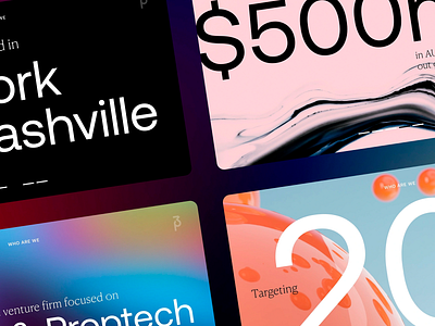 Typographic Web Design Explorations abstract art bold ui colorful modern ui creative ui design digital design insparation landing page portfolio typography ui user experience user interface uxui vibrant website