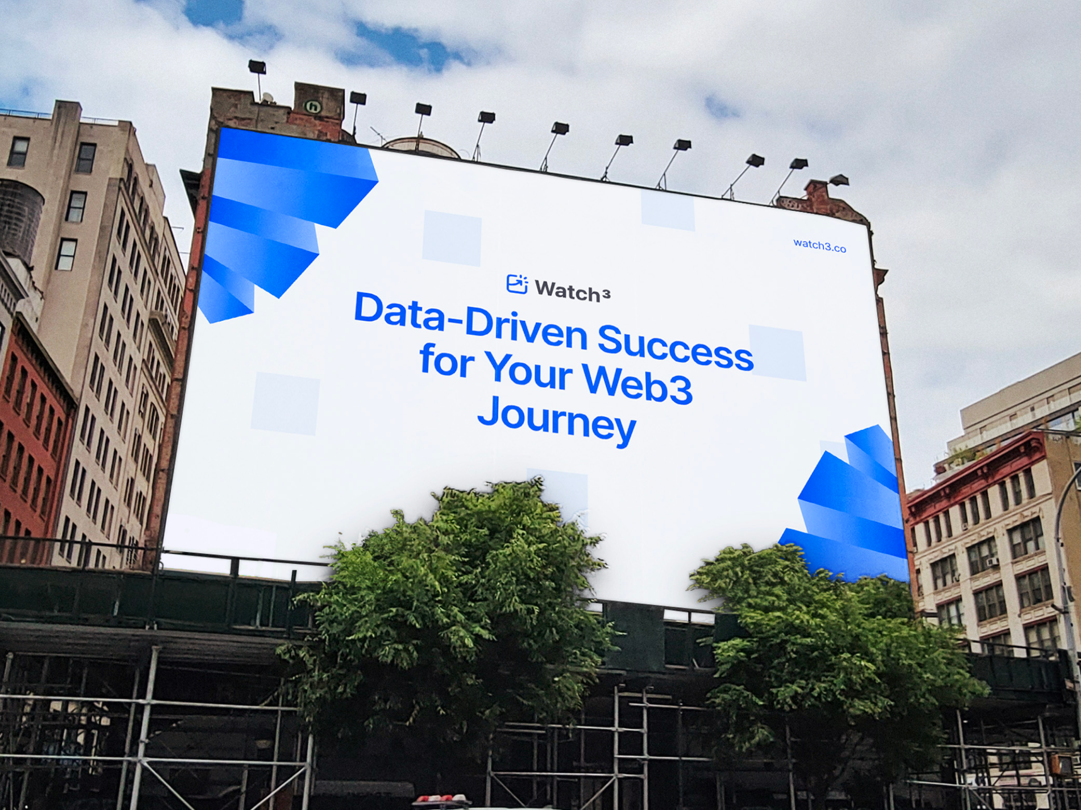Watch3: A Decentralized Analytics Platform activity analytics branding community dao data decentralized graphs hiportfolio identity logo nft poster saas secure system track watch web3