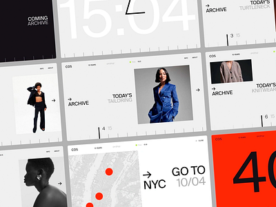 Fashion Archive Web Experience Concept design digital experience e commerce editorialdesign interactive design minimalist minimalist design modern design modern ui simple typo typography ui ui design uiux design user friendly interface ux ux design