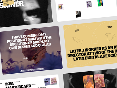 Creative Professional Portfolio Slides clean creative design modern modern ui presantation pages slide design slides typo typographic design typography ui ui design user experience user interface ux ux design web design
