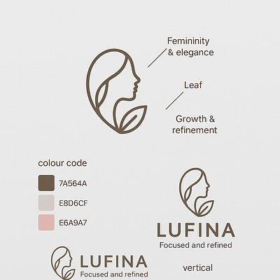 Feminine Logo branding feminine logo graphic design logo